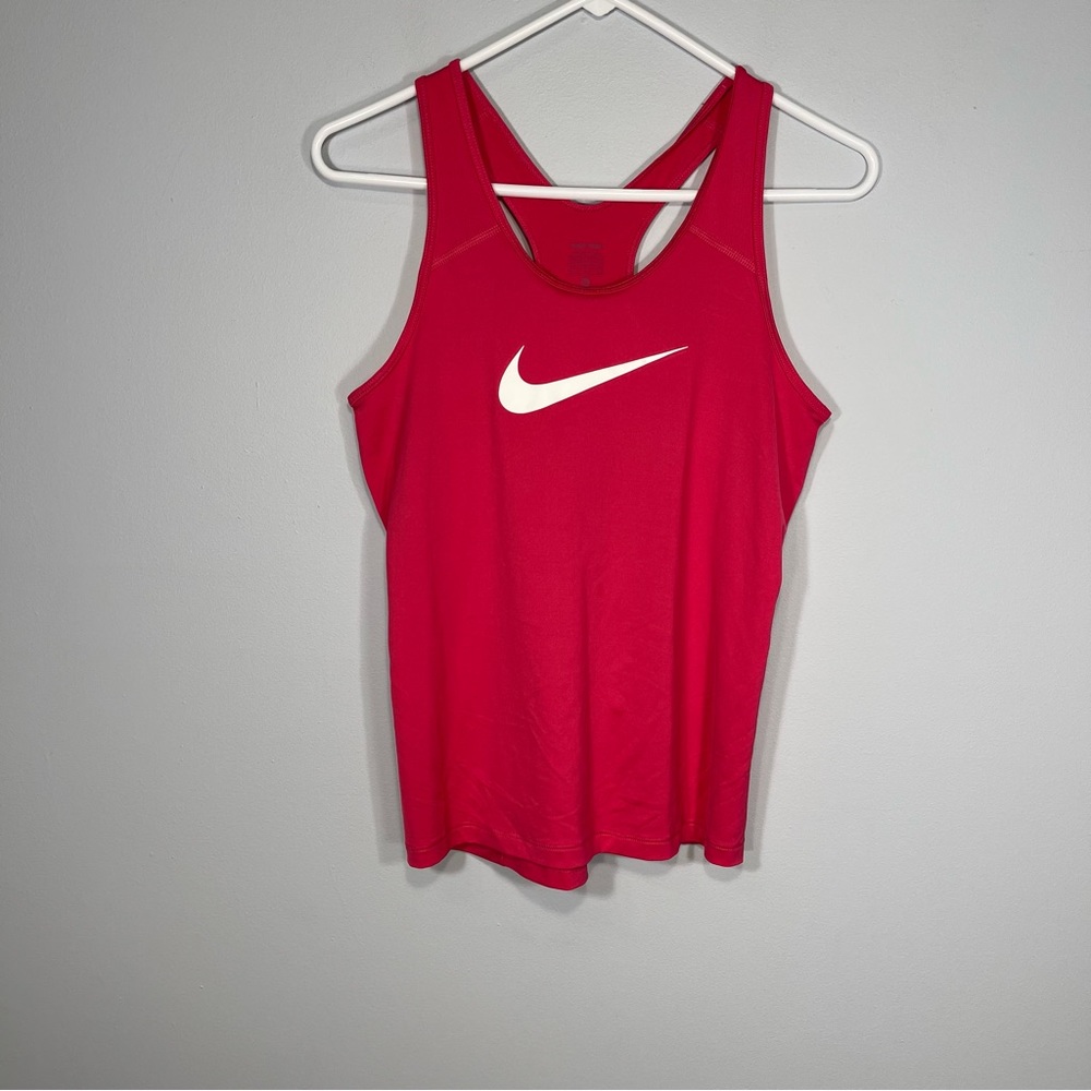 Nike Shirt Girls Extra Large Pink Pro Cool Tank Top Racerback Running Outdoor